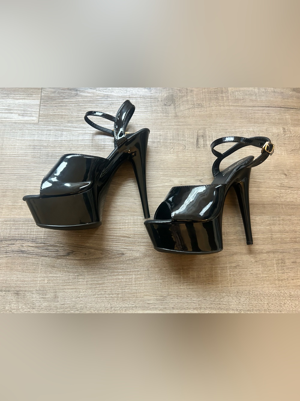 Black pleaser shoes